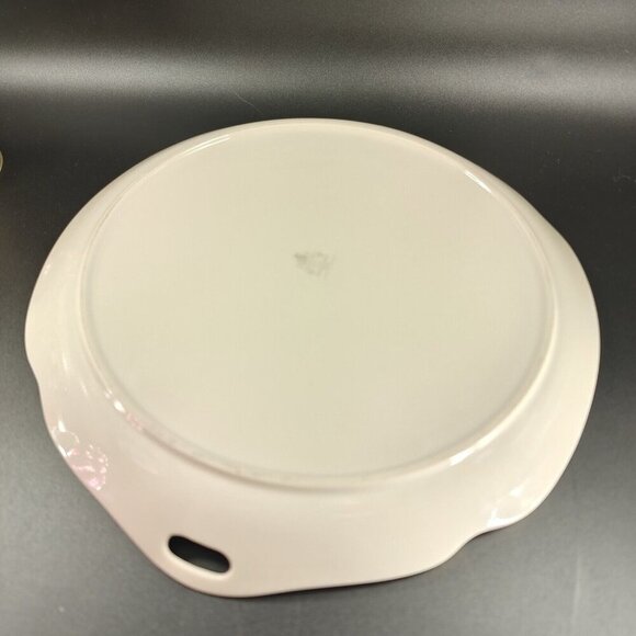 Pickard China Hand Decorated Poinsettia Plate Platter Porcelain USA Holiday VTG - Picture 10 of 16